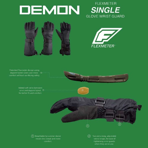 Demon Flexmeter Single Wrist Guard Glove - FWJ43