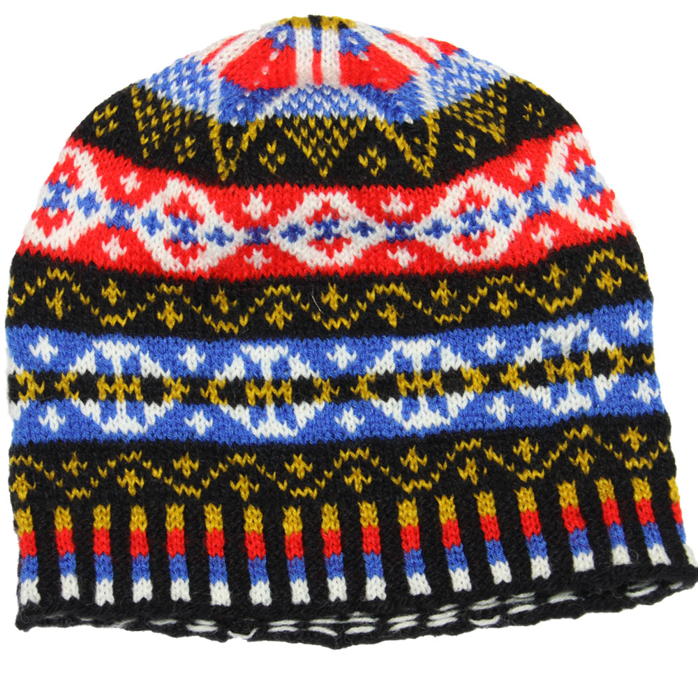 Shetland Fair Isle Beanie - Gravity 